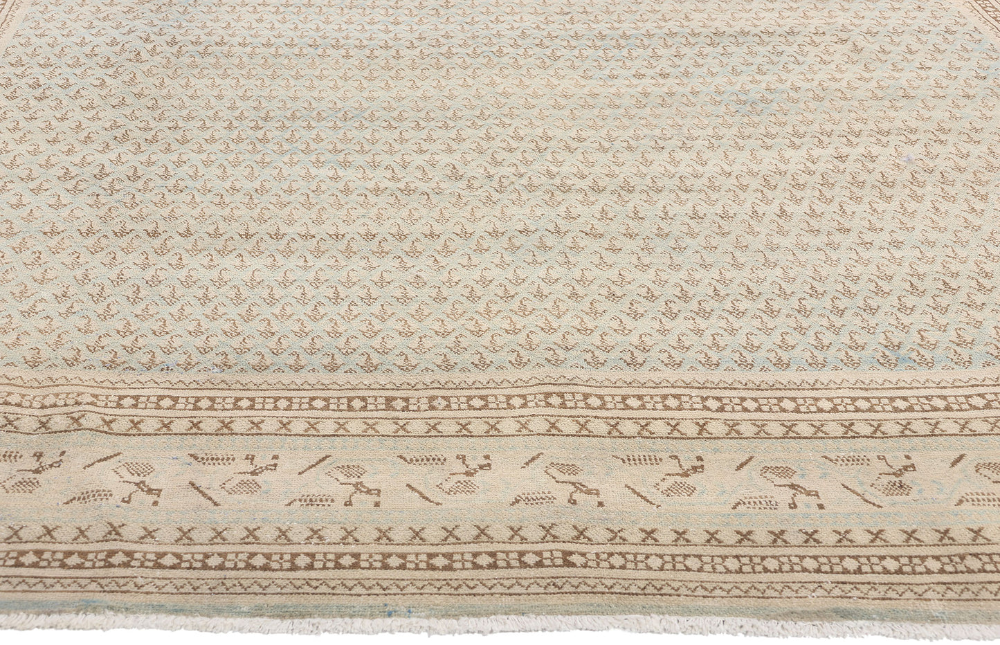 7 x 10 Vintage Persian Ardabil Rug 61309