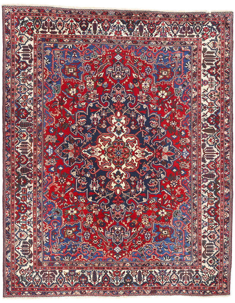 10 x 13 Antique Persian Bakhtiari Rug 79147