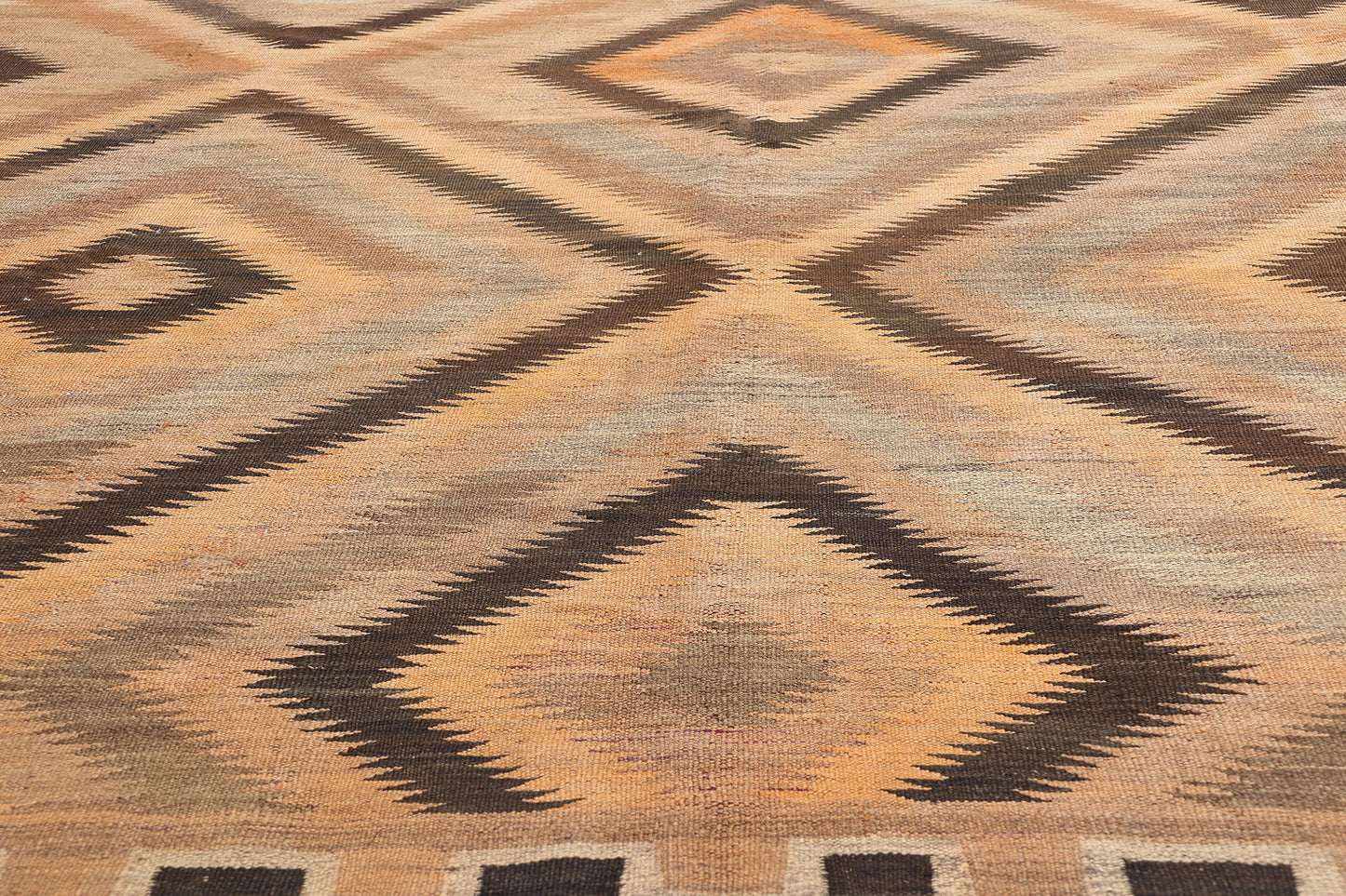 9 x 14 Vintage Persian Fars Kilim Rug 61307