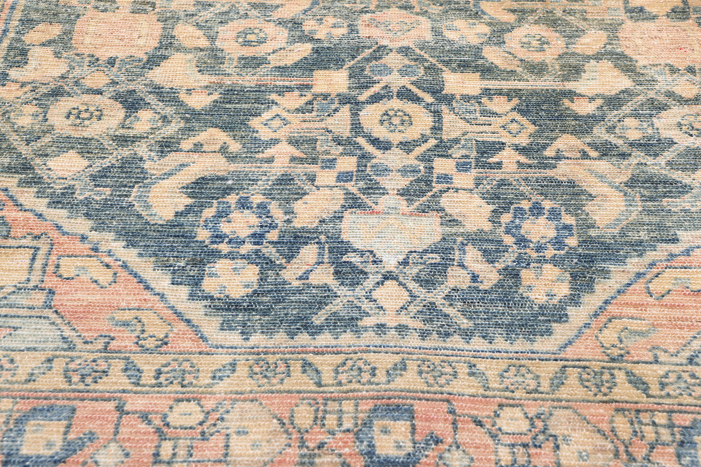 4 x 17 Antique Persian Hussainabad Hamadan Rug 61330