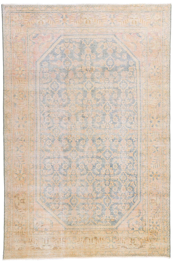 7 x 10 Antique Persian Hamadan Rug 61337