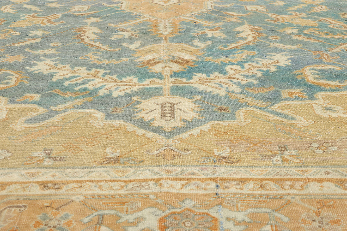 11 x 13 Vintage Persian Heriz Rug 61301