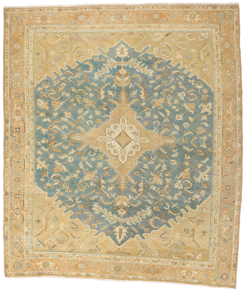 11 x 13 Vintage Persian Heriz Rug 61301