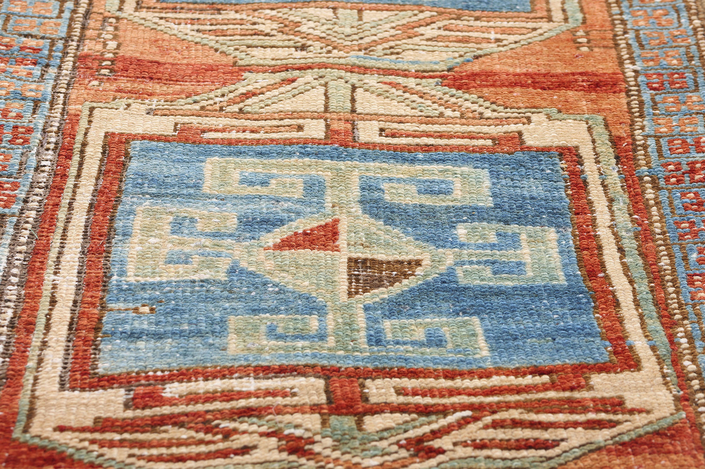 2 x 11 Antique Persian Heriz Rug 61336