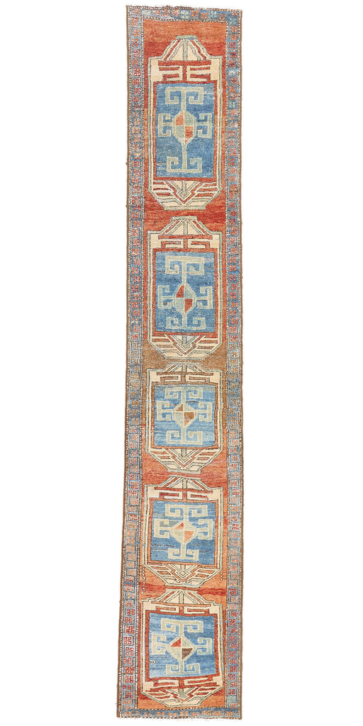 2 x 11 Antique Persian Heriz Rug 61336