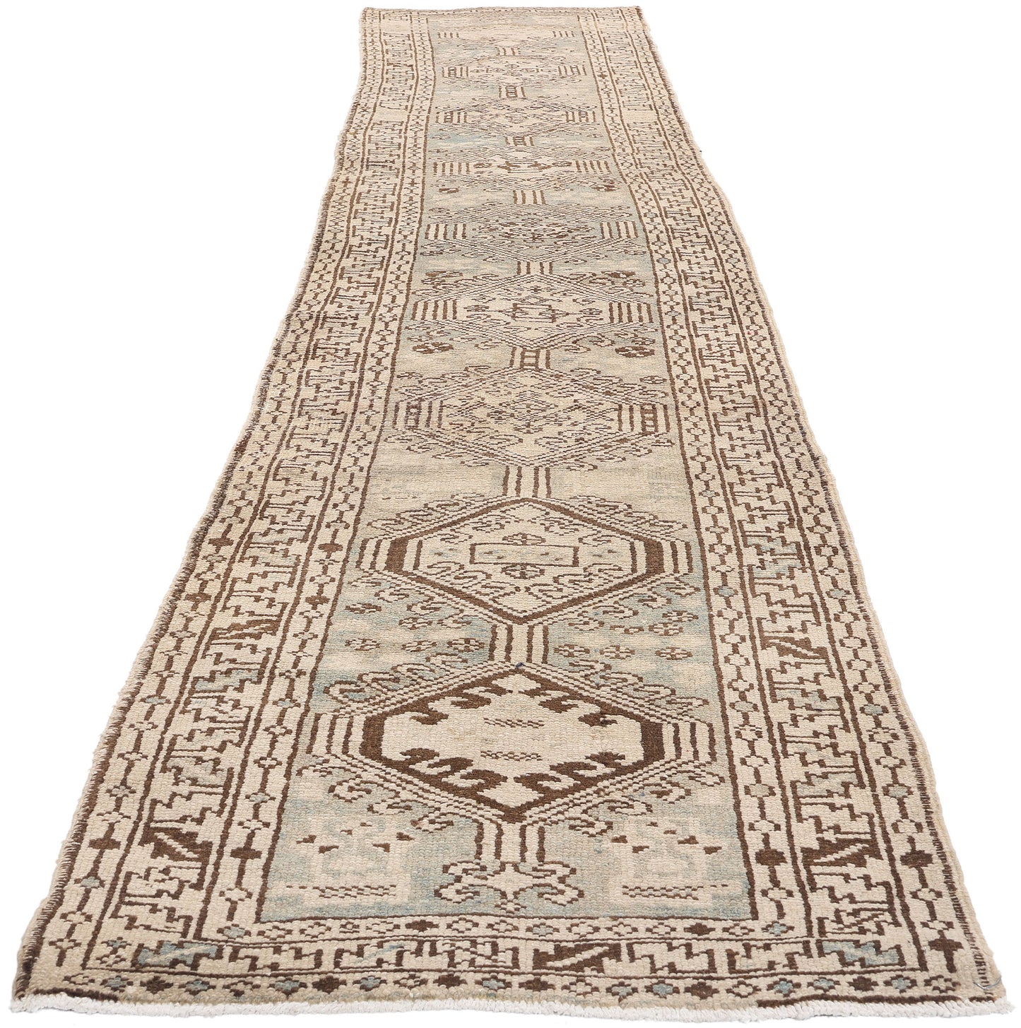 2 x 13 Antique Persian Heriz Rug 61317