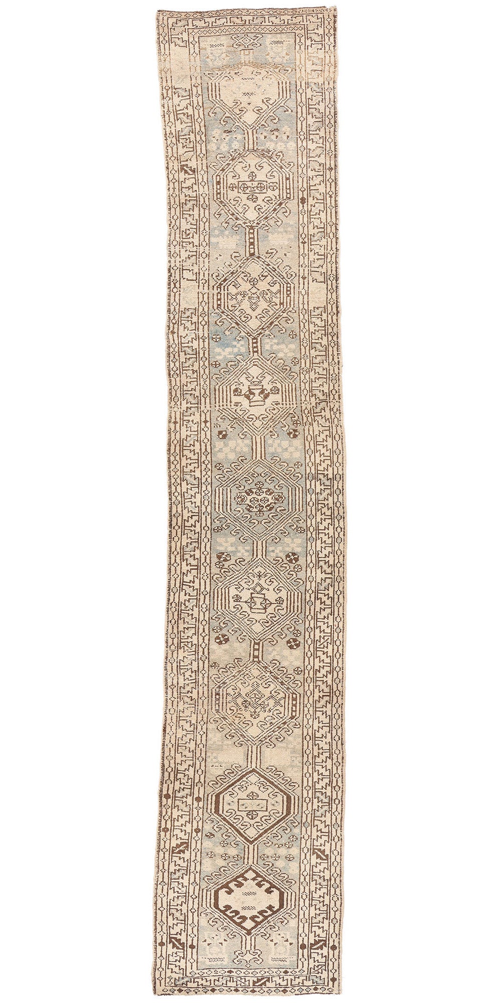 2 x 13 Antique Persian Heriz Rug 61317