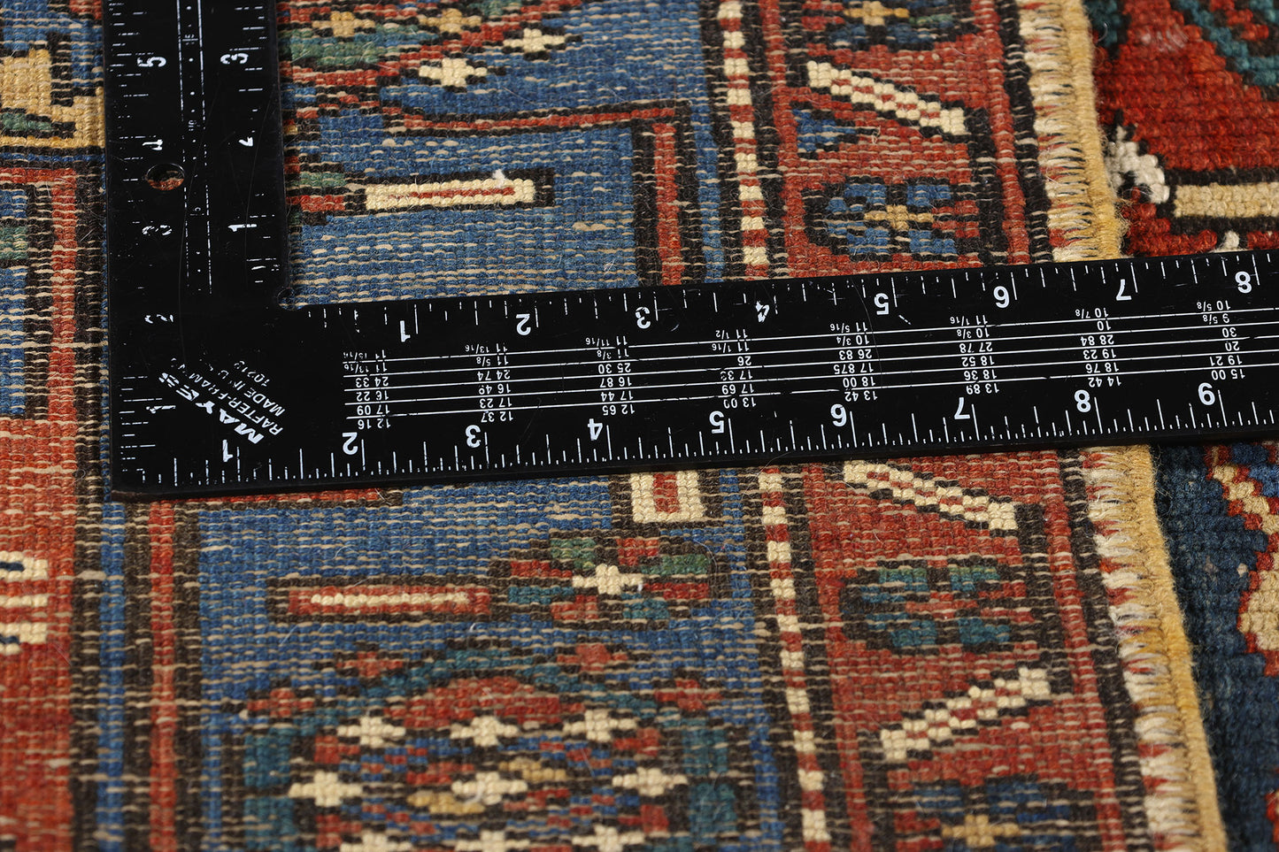3 x 10 Vintage Persian Karaja Heriz Rug 78955