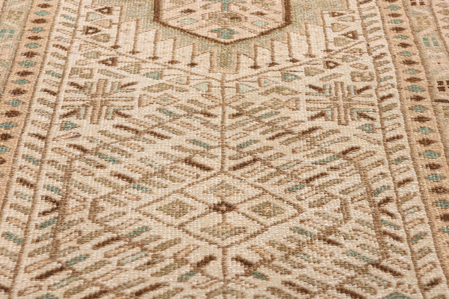 3 x 15 Vintage Persian Karaja Heriz Rug 61329