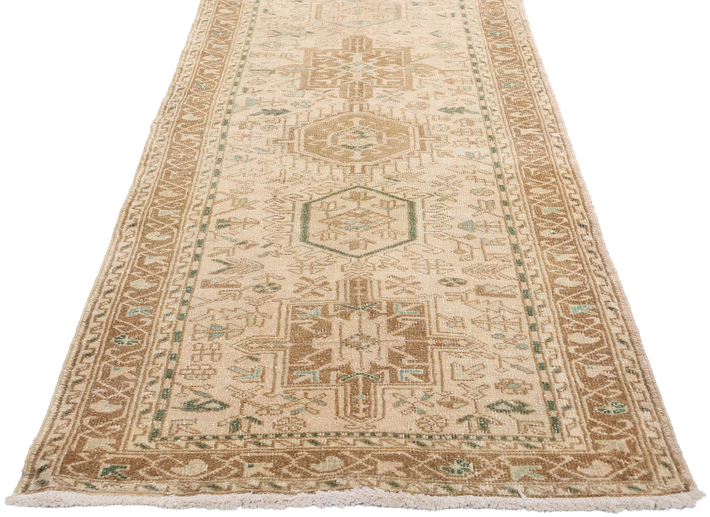 3 x 18 Vintage Persian Karaja Heriz Rug 61333