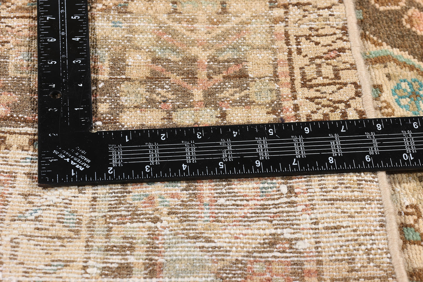 4 x 11 Vintage Persian Karaja Heriz Rug 61331