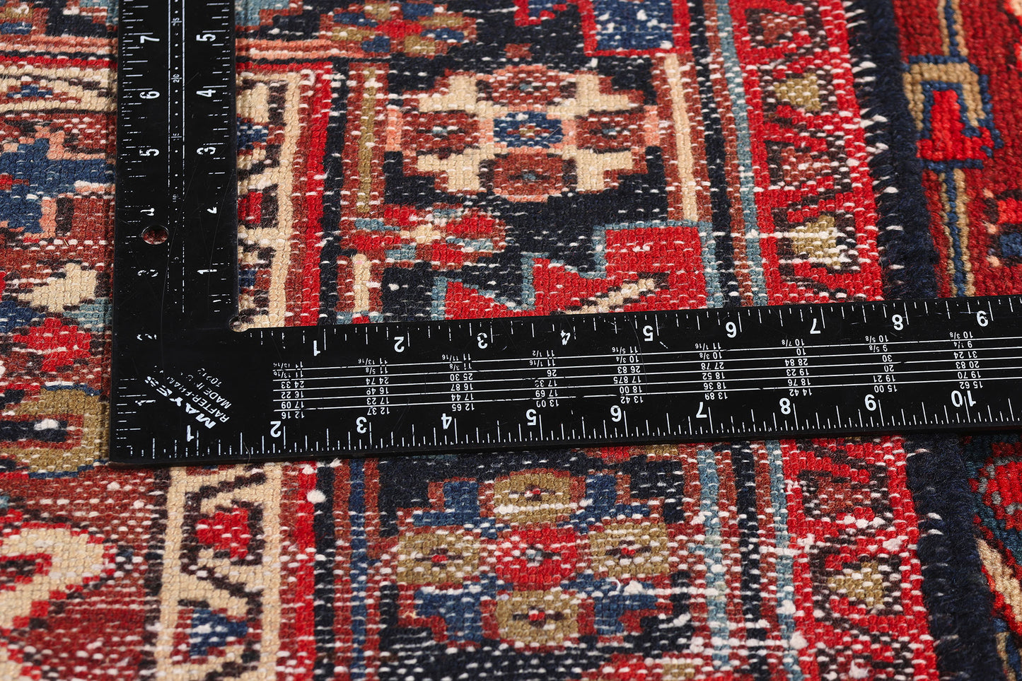 4 x 4 Vintage Persian Heriz Rug 61357