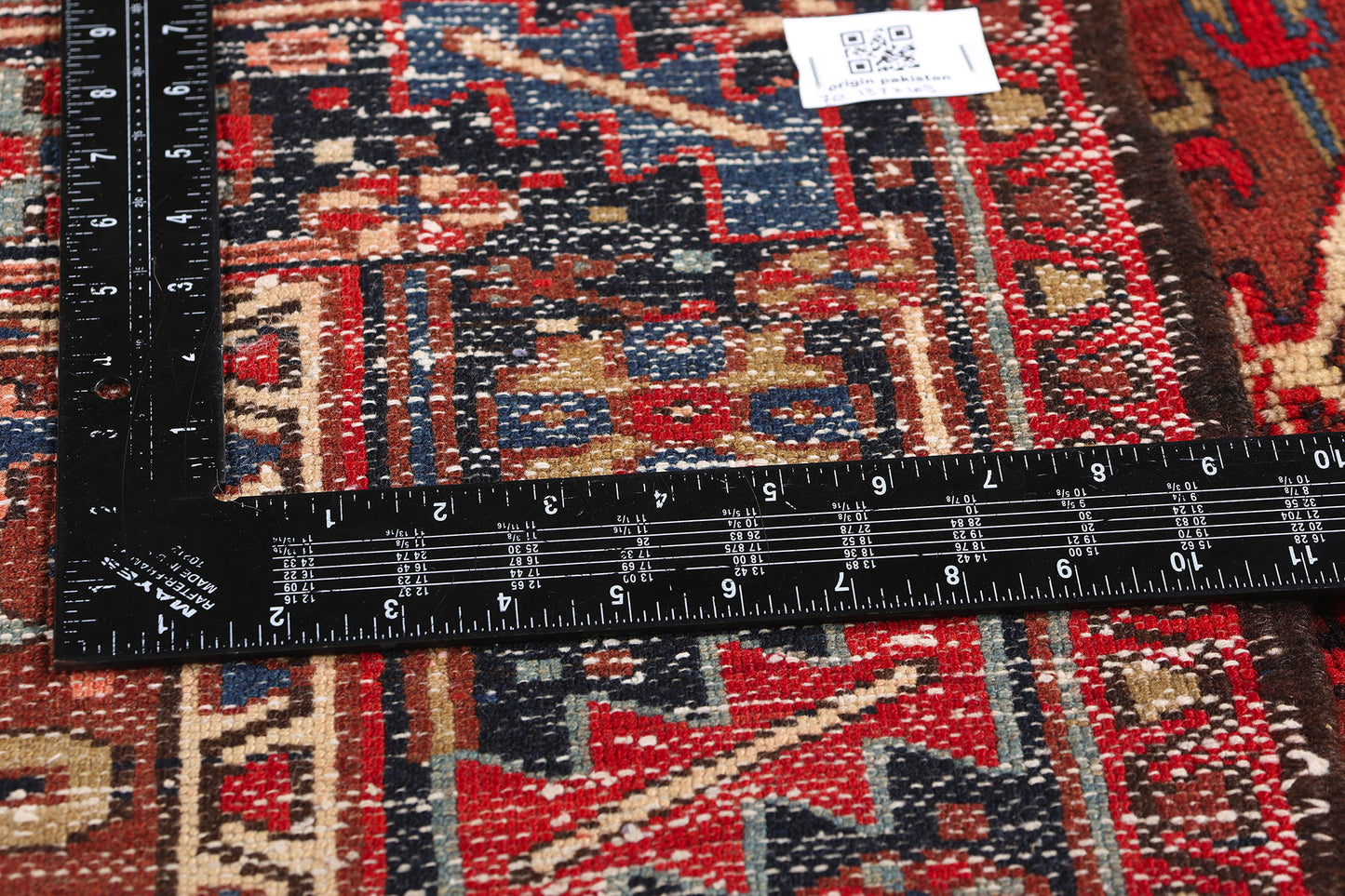 4 x 4 Vintage Persian Heriz Rug 61371