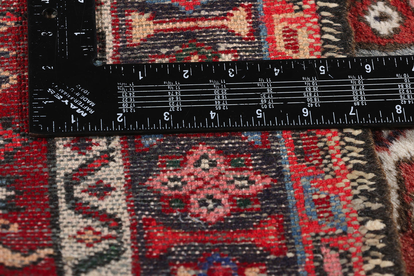 4 x 5 Vintage Persian Karaja Heriz Rug 78968