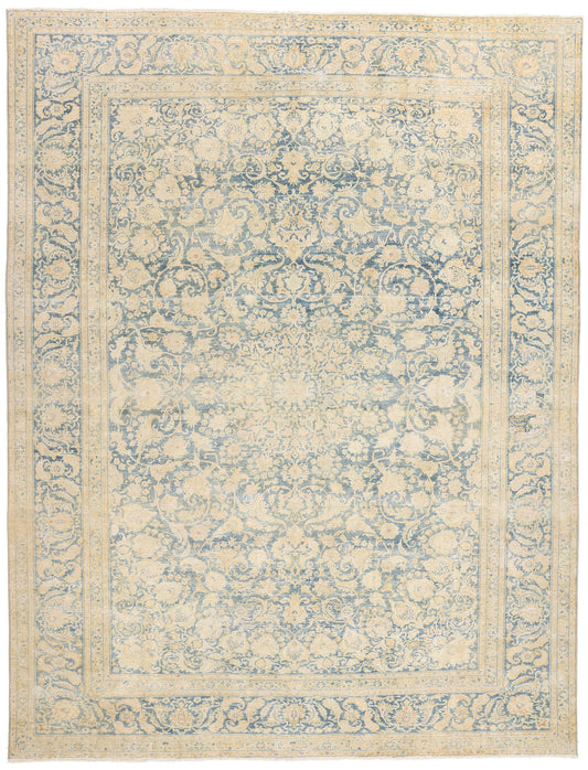 10 x 12 Antique Persian Kashan Rug 61321