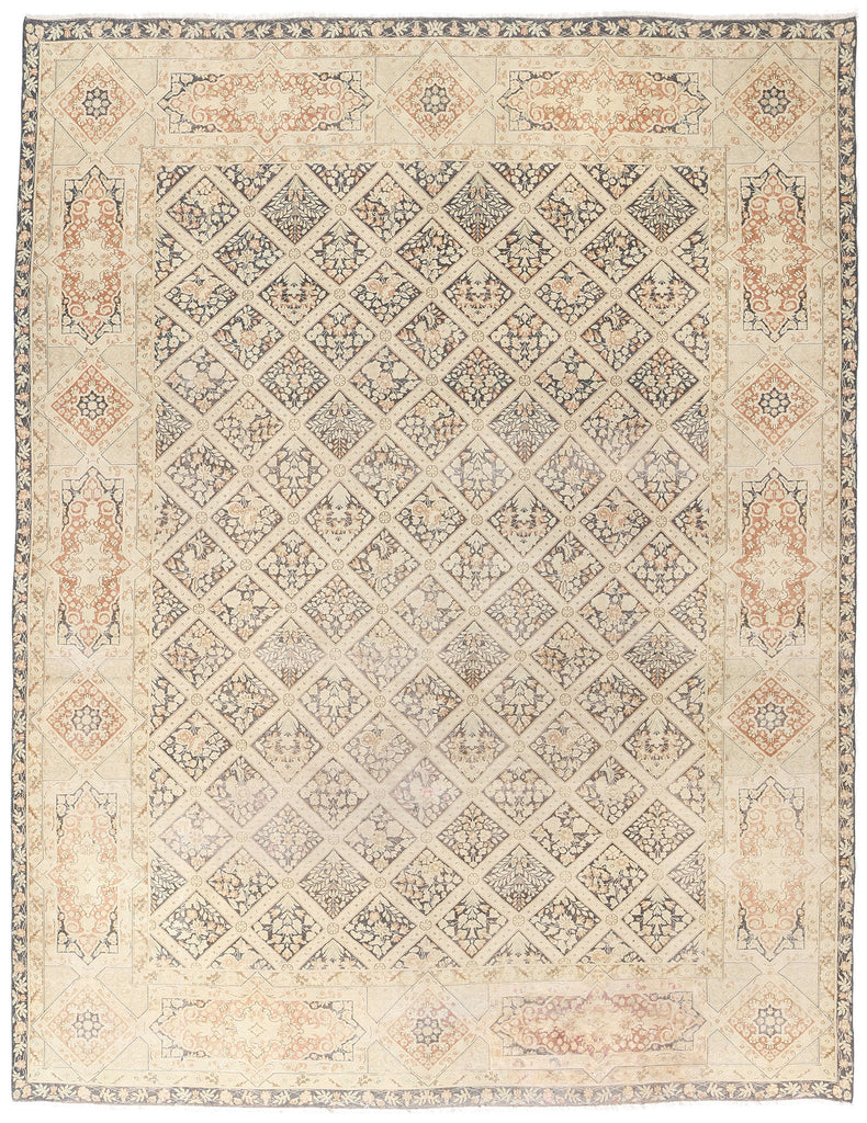 10 x 13 Antique Persian Garden Kerman Rug 61364