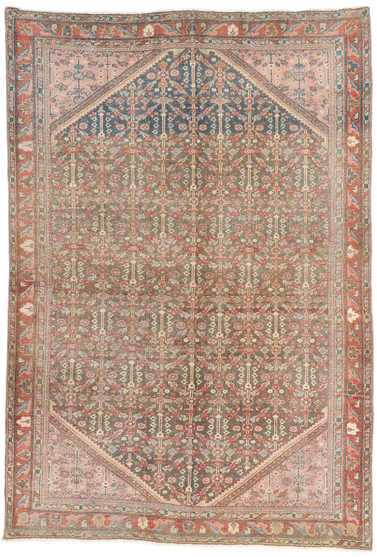 4 x 6 Antique Persian Mahal Rug 61311