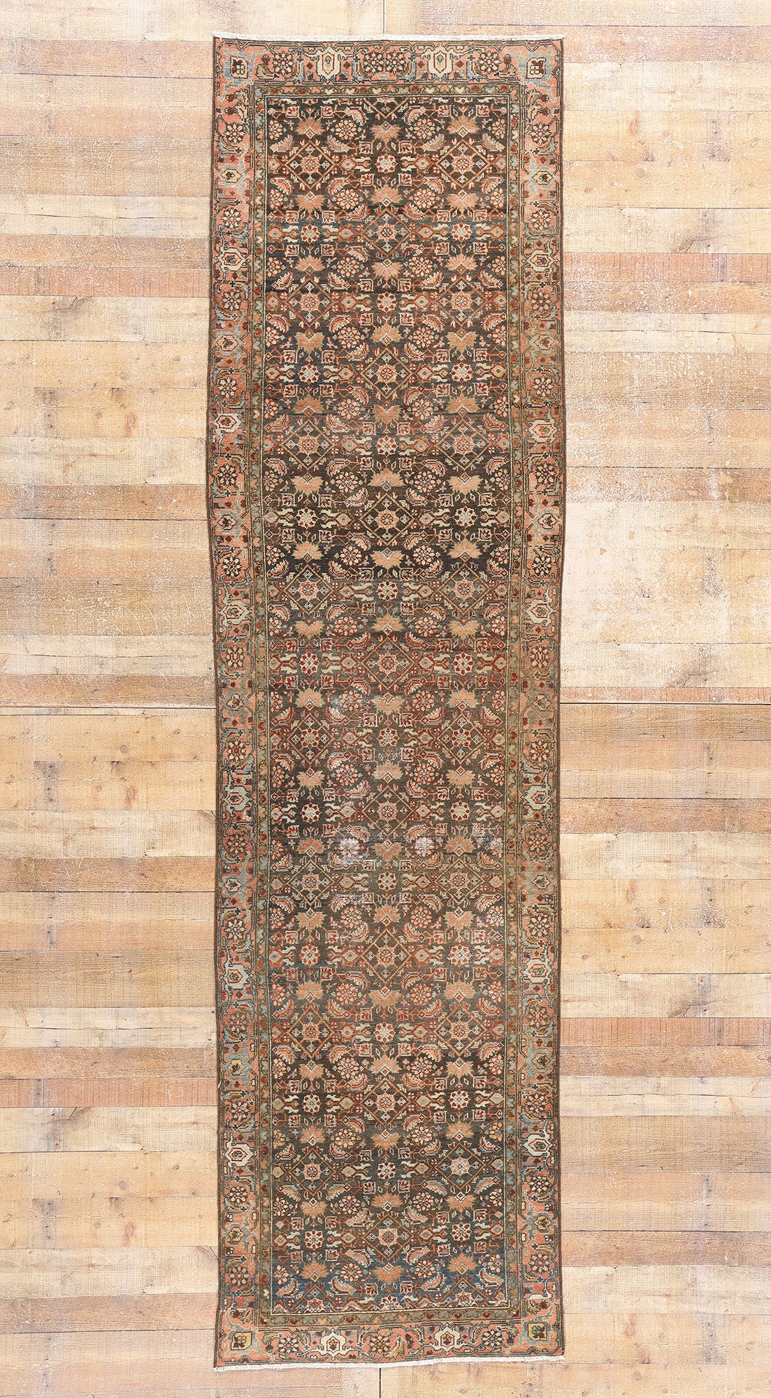 3 x 12 Antique Persian Malayer Rug 61315