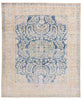 6 x 7 Antique Blue Persian Malayer Rug 61320