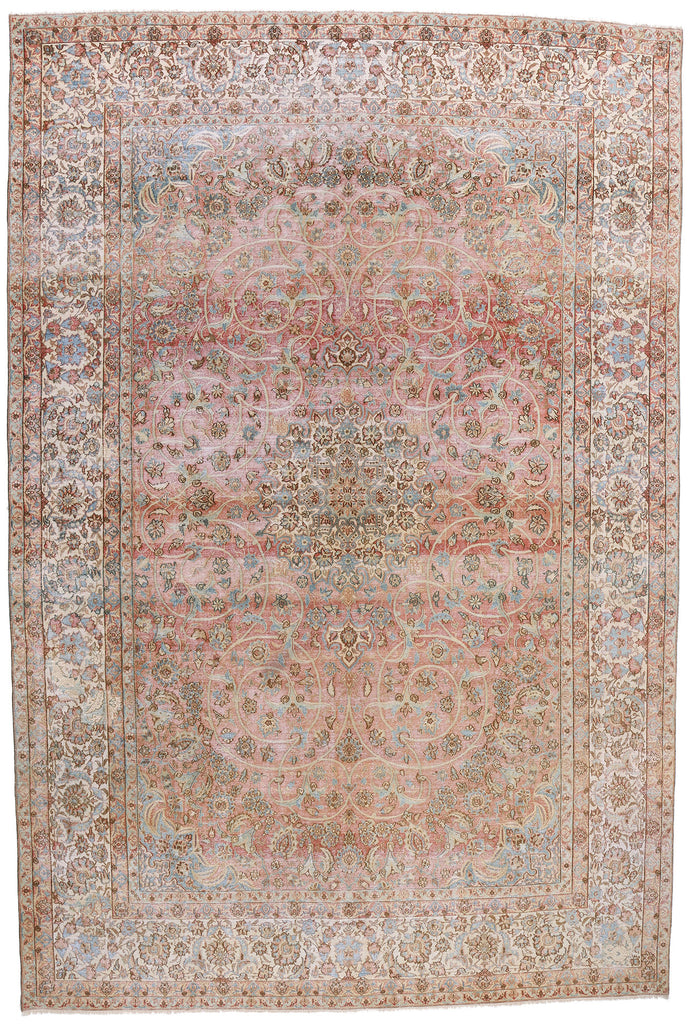 11 x 16 Vintage Persian Najafabad Rug 61342