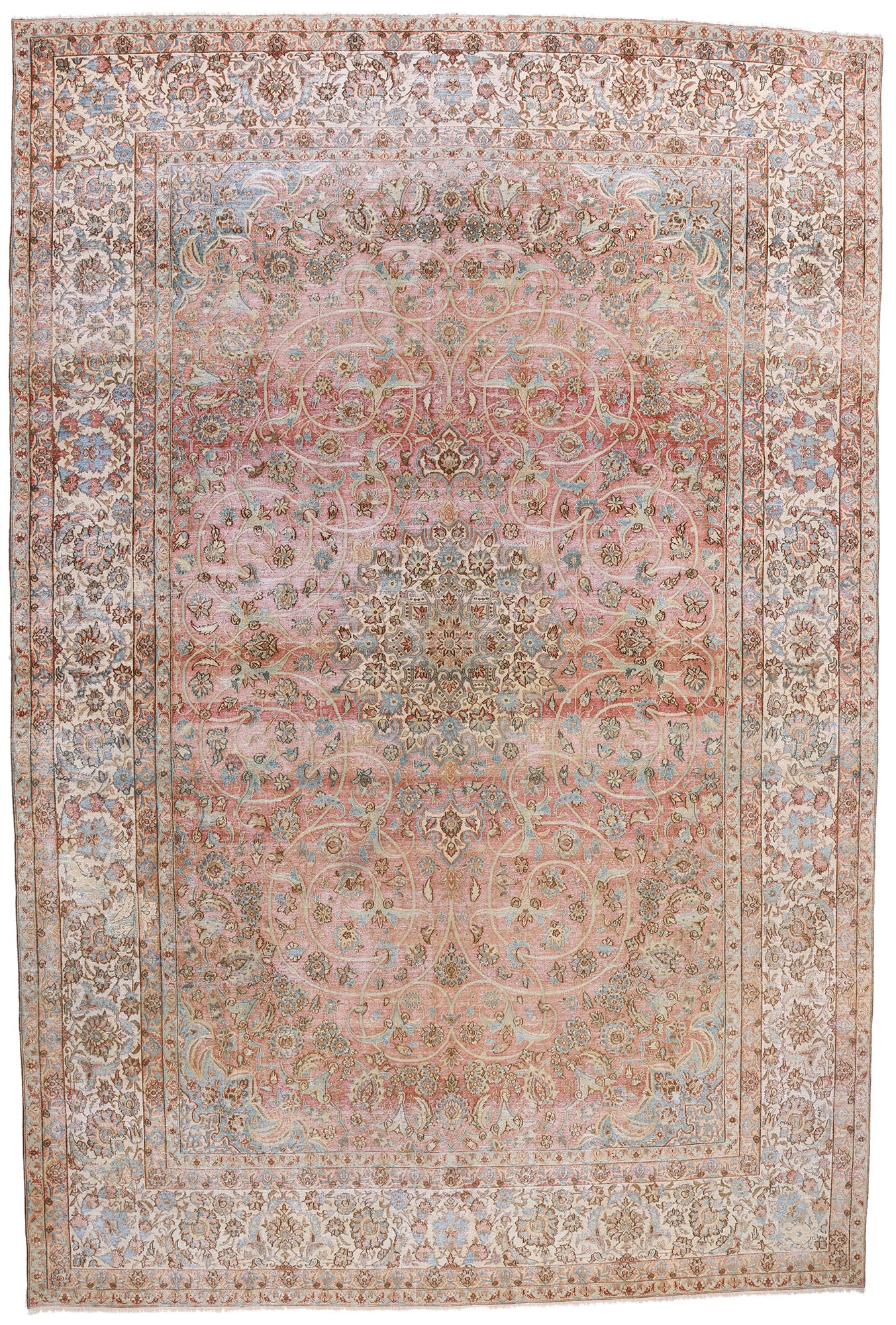 11 x 16 Vintage Persian Najafabad Rug 61342