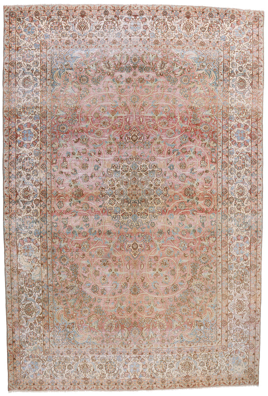 11 x 16 Vintage Persian Najafabad Rug 61342