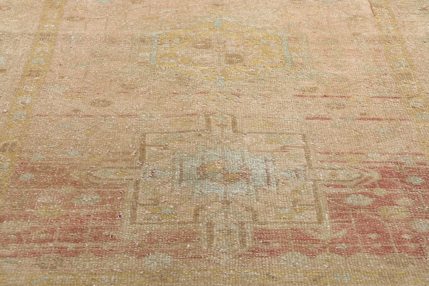 4 x 14 Antique Earth-Tone Persian Northwest Rug 61349