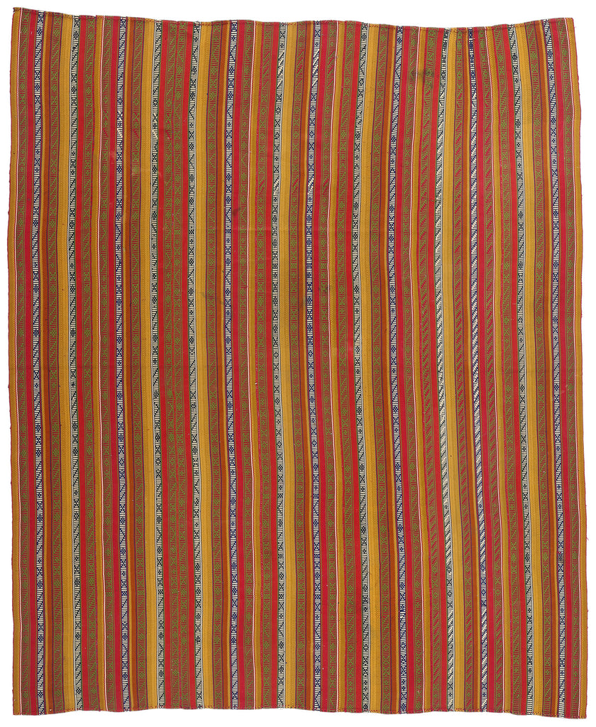 8 x 10 Vintage Persian Moharramat Qashqai Kilim Rug 61360