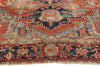 9 x 12 Antique Persian Serapi Rug 78922
