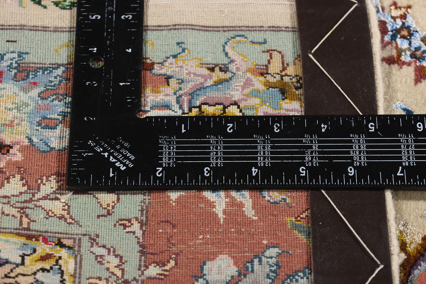 3 x 13 Vintage Persian Tabriz Rug 79137