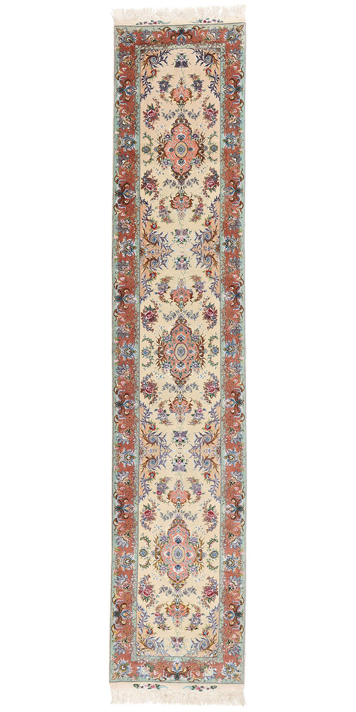 3 x 13 Vintage Persian Tabriz Rug 79137