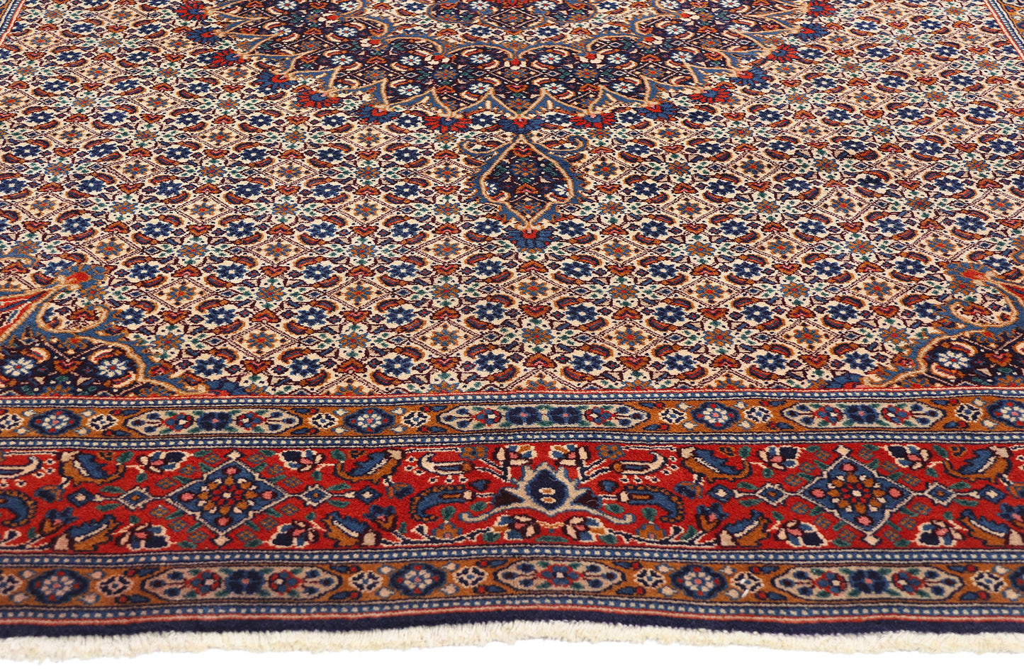 6 x 9 Vintage Persian Mahi Tabriz Rug 79107