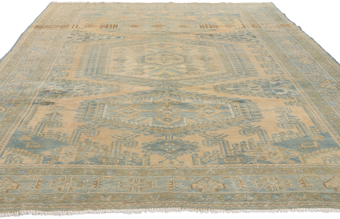 7 x 10 Vintage Persian Viss Rug 61308