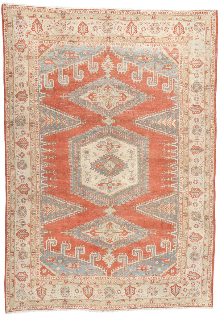 9 x 13 Vintage Persian Viss Rug 61304