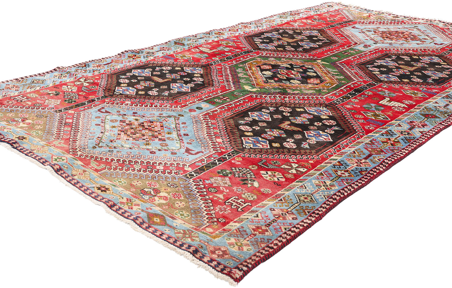 5 x 8 Vintage Persian Yalameh Rug 61306