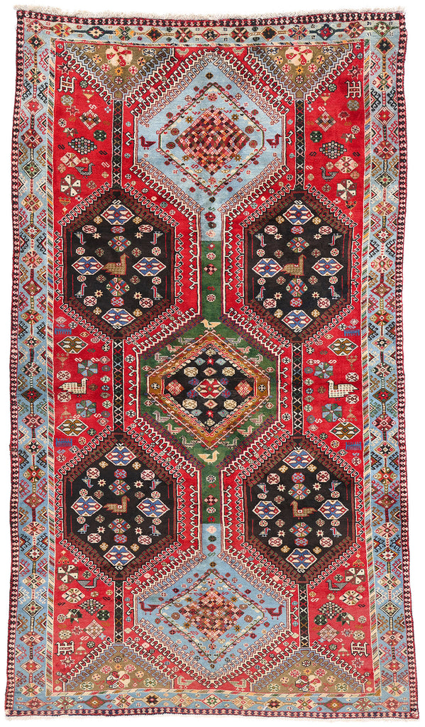 5 x 8 Vintage Persian Yalameh Rug 61306