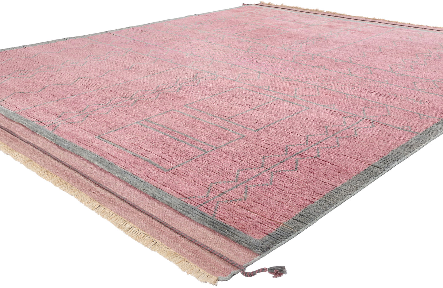 8 x 10 Blushing Nomad Boho Chic Pink Moroccan Rug 31188