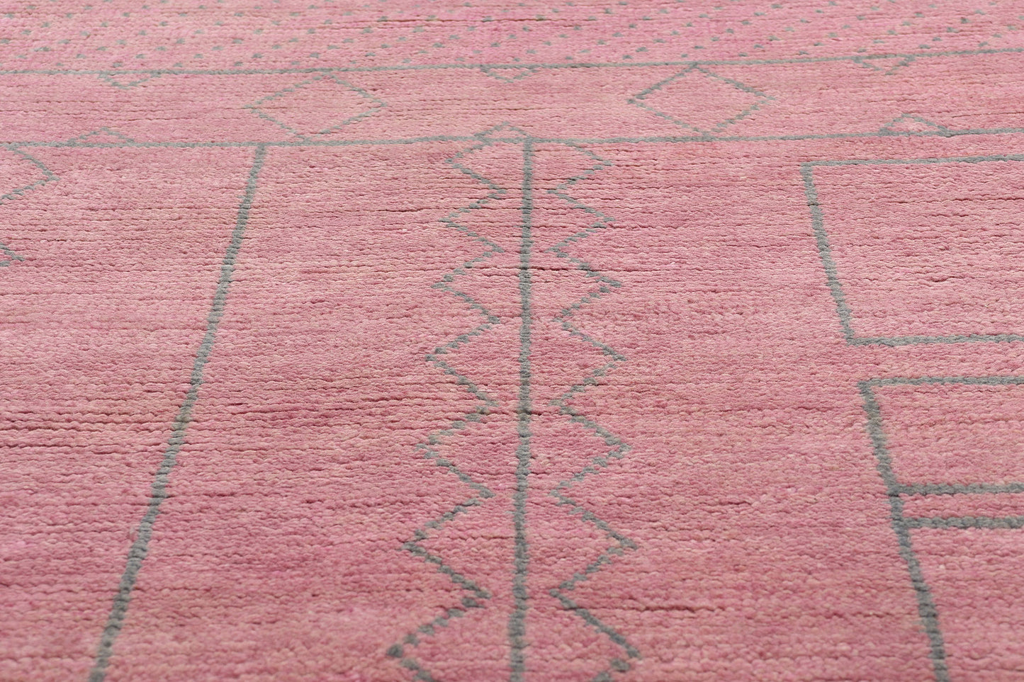 8 x 10 Blushing Nomad Boho Chic Pink Moroccan Rug 31188