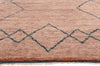 8 x 10 Desert Blush Modern Pink Moroccan Rug 31199