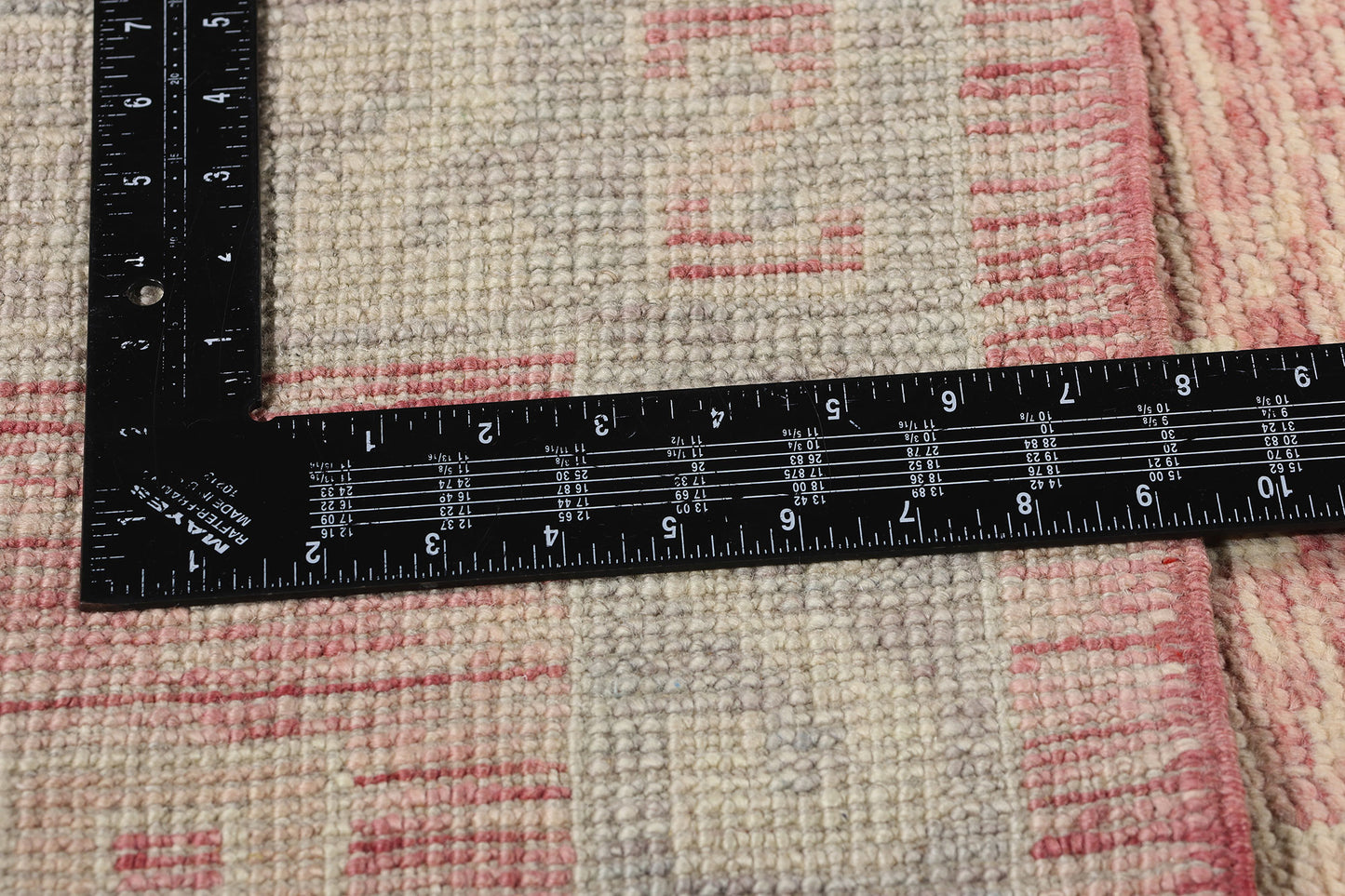 3 x 13 Modern Pink Turkish Oushak Rug 53973