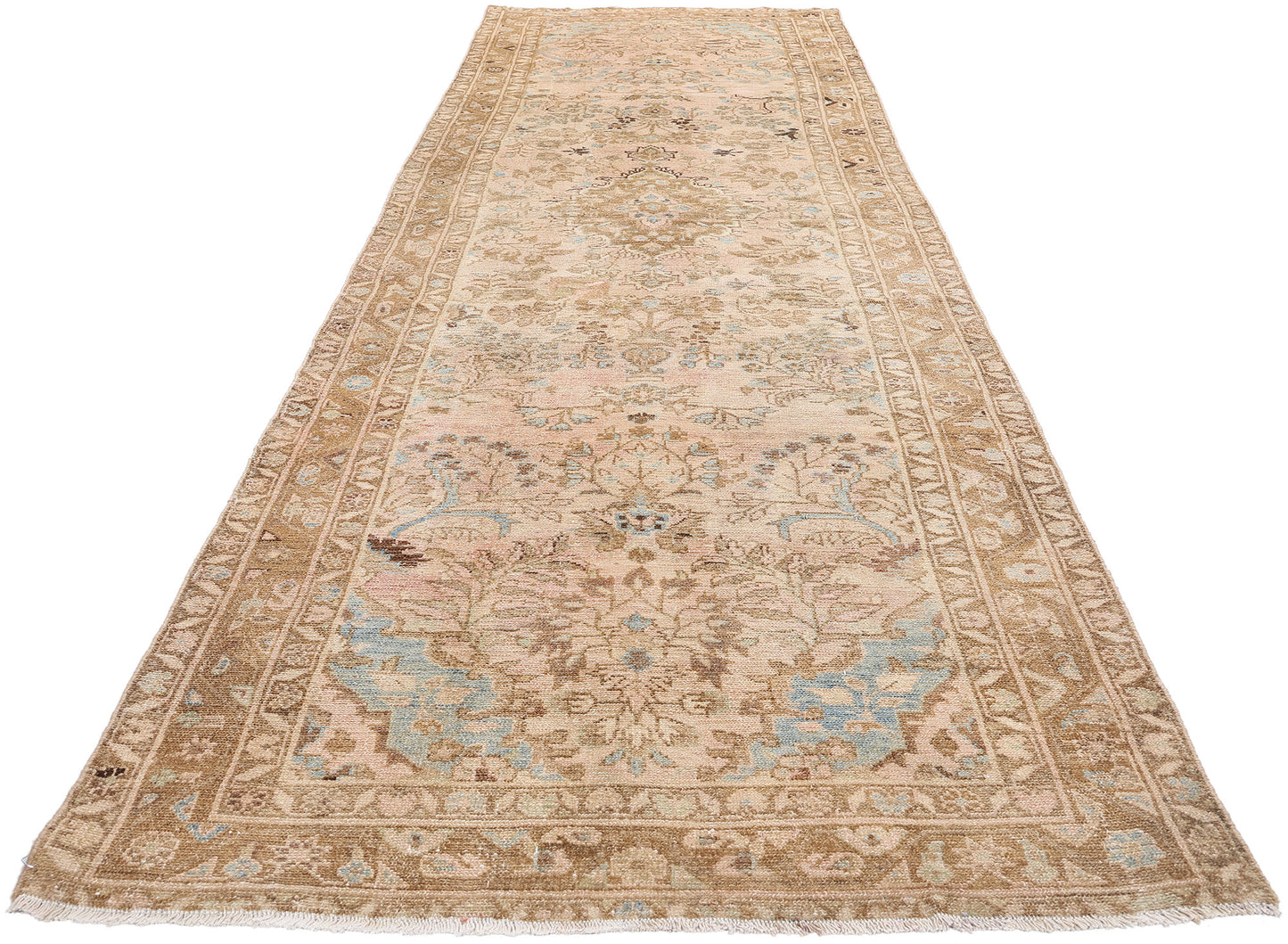 3 x 14 Antique Persian Dergazine Hamadan Rug 61327