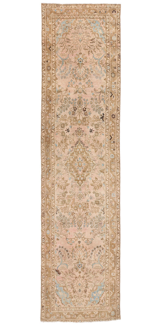 3 x 14 Antique Persian Dergazine Hamadan Rug 61327