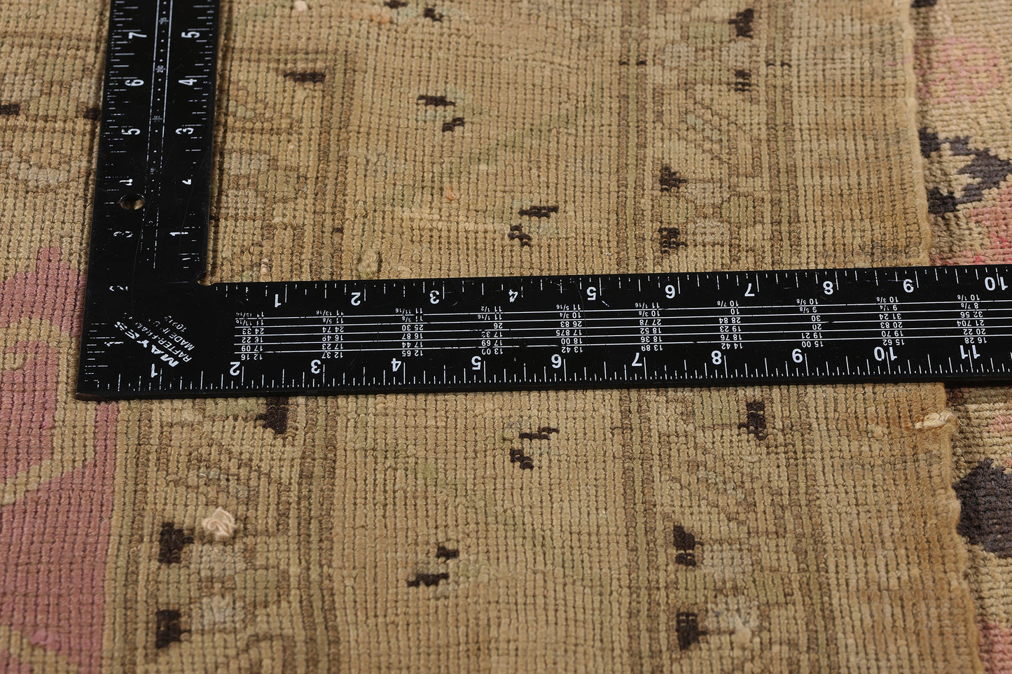 7 x 10 Antique Pink Persian Kurdish Rug 61370