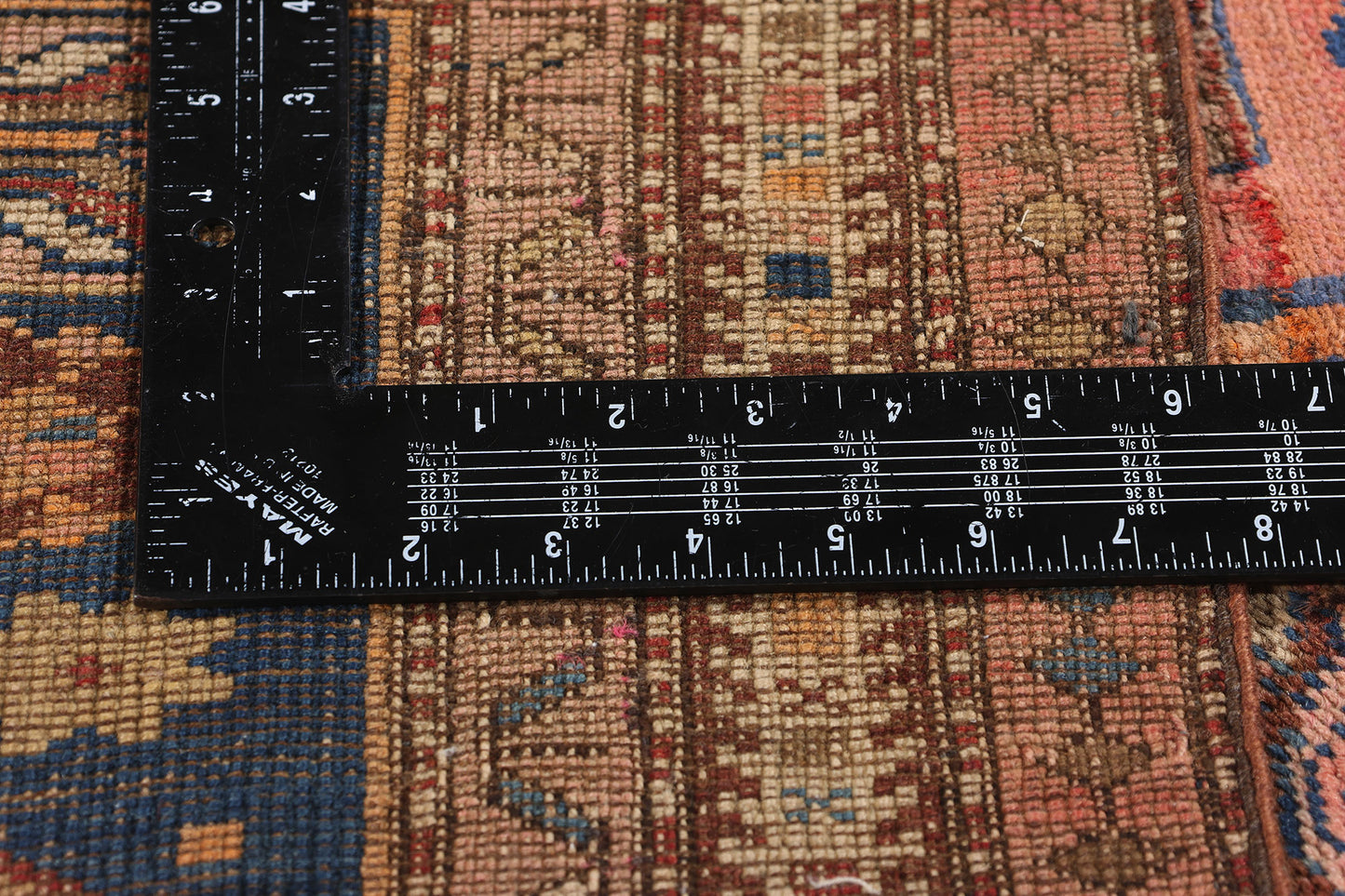 3 x 8 Antique Pink Persian Kurdish Rug 61373
