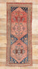 3 x 8 Antique Pink Persian Kurdish Rug 61373