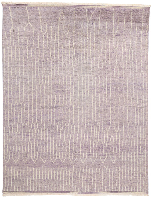 9 x 12 Lavender Whispers Modern Moroccan Rug 31284