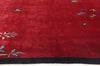 9 x 11 Antique Red Chinese Art Deco Rug 79213