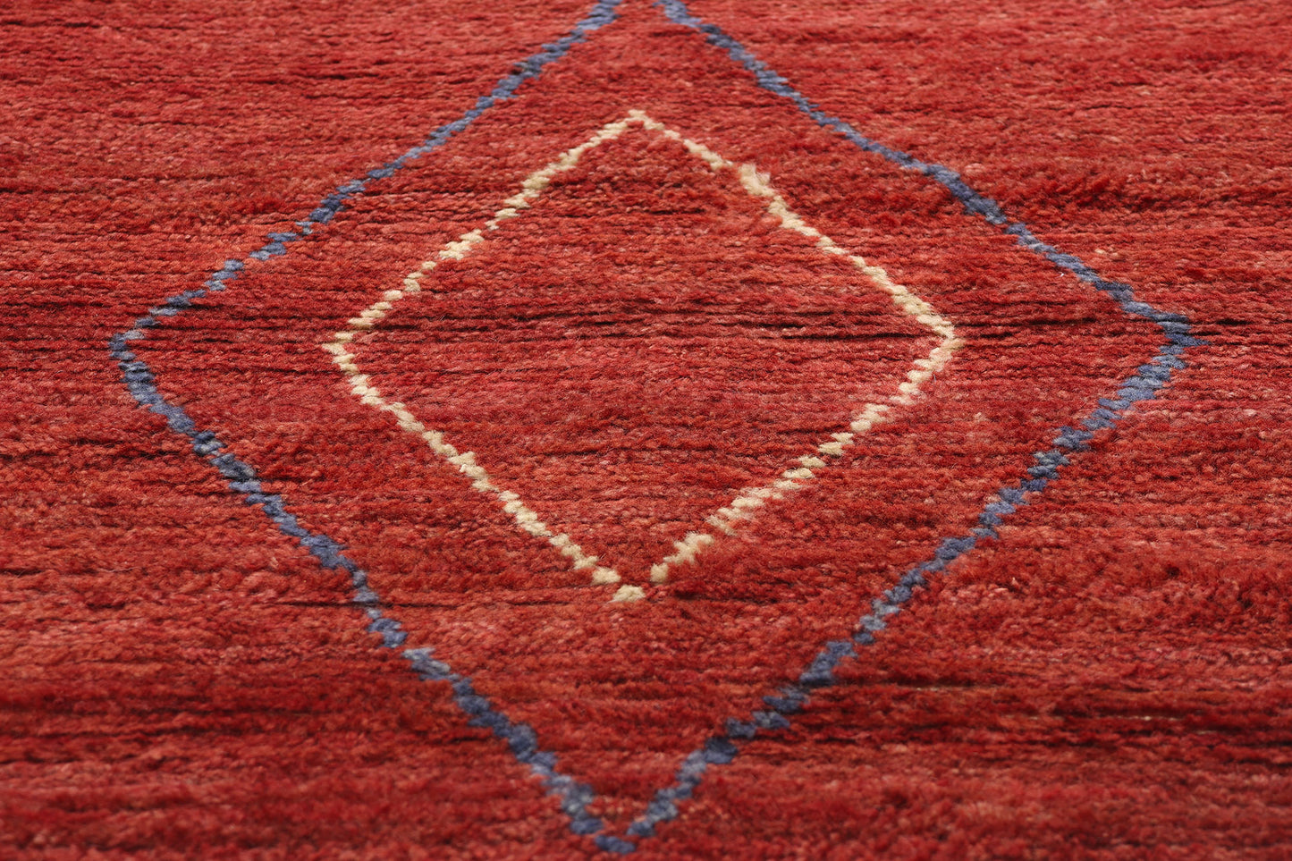 8 x 10 Crimson Nomad Modern Red Moroccan Rug 31218