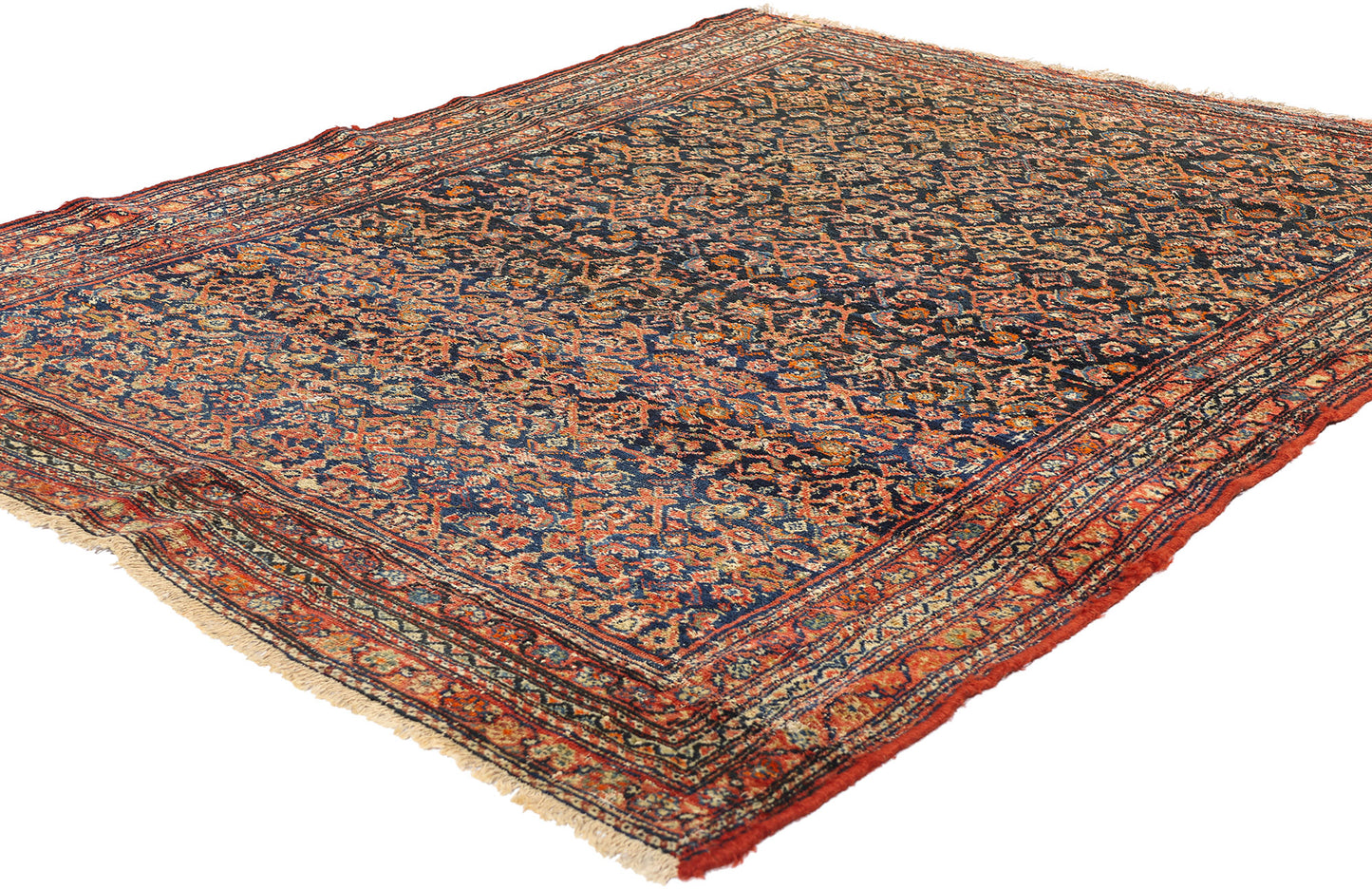 5 x 6 Antique Persian Mahal Rug 78986