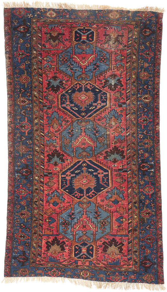 3 x 6 Antique Persian Malayer Rug 79171